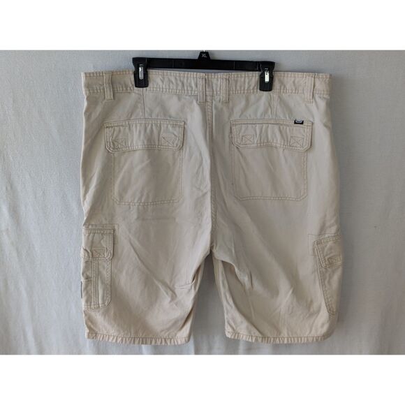 Y2k Ecko Unltd. Baggy Cargo Shorts Cream Men's Size 40 - Picture 10 of 13